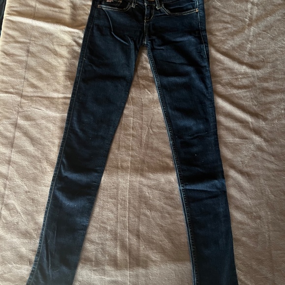 Hollister SoCal Stretch Dark Wash Skinny Jeans - Picture 2 of 5